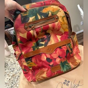 Karina Backpack
Patina Coated Canvas Spring Multi.